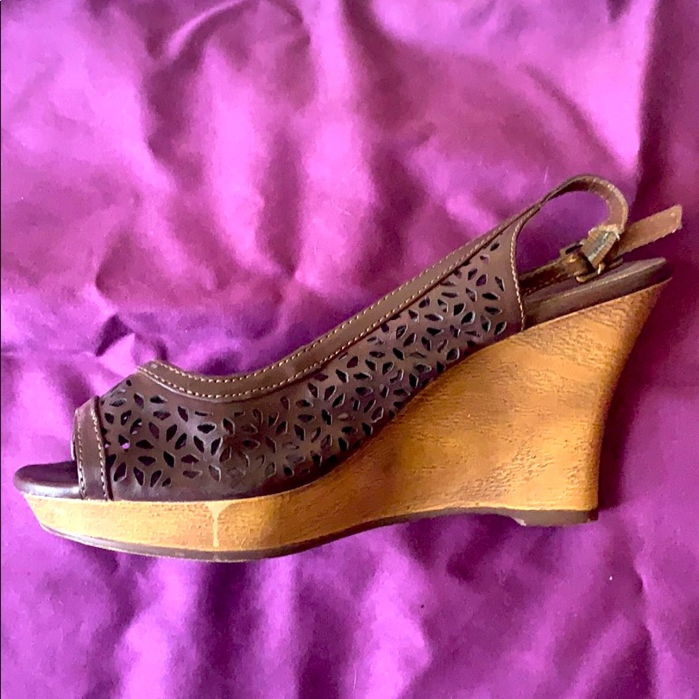 Cathy Jean brown wedges